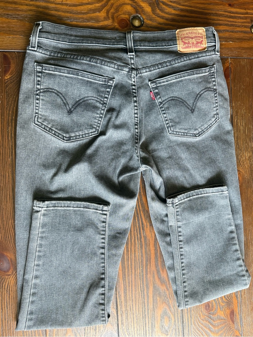 Levi's Women's Boyfriend Jeans — Faded Charcoal Gray